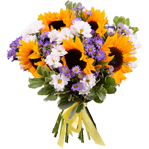 Arrangement of sunflowers with delivery Yaroslavl