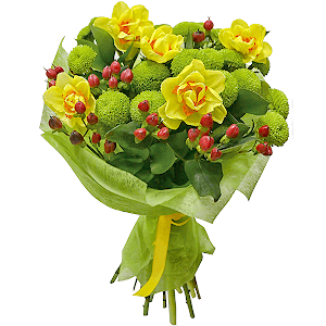 Sunny Daffodiles with delivery Yaroslavl