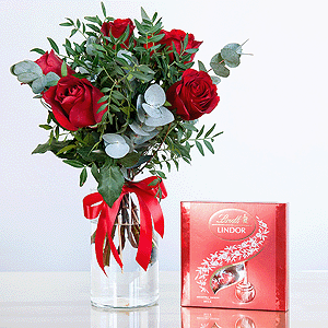 Gift set "Roses and chocolate sweets" with delivery Yaroslavl