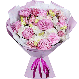 Pretty woman with delivery Yaroslavl