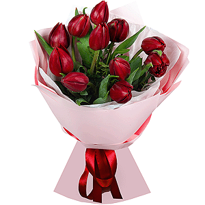 Bouquet of Red Tulips with delivery Yaroslavl