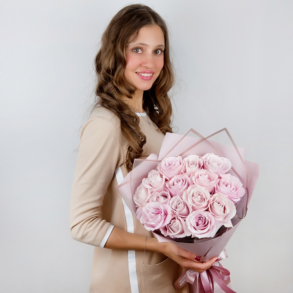 Rose Pink 50 cm Ecuador (Chelo, Hermosa, Novia, Titanik, Engagement, Pink Mondiale) - 21, Wrapping Paper