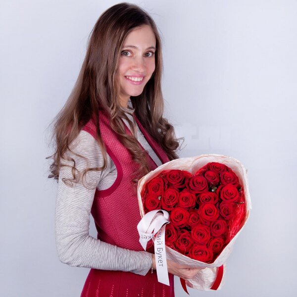 Red rose 50 cm - 33, Bouquet frame structure, Wrapping Paper